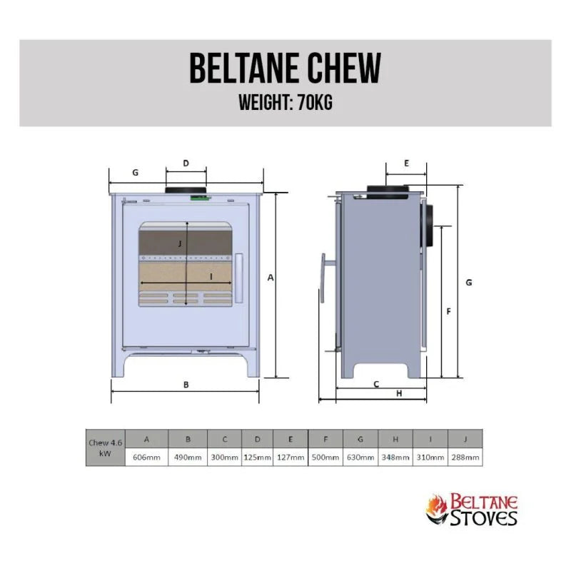 Beltane Chew SE Multifuel Stove