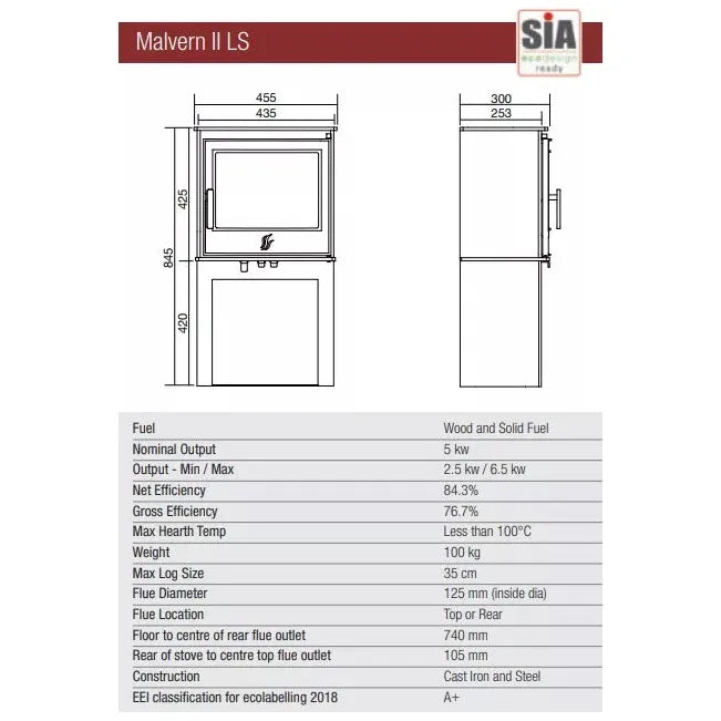 ACR Malvern II Multifuel Stove