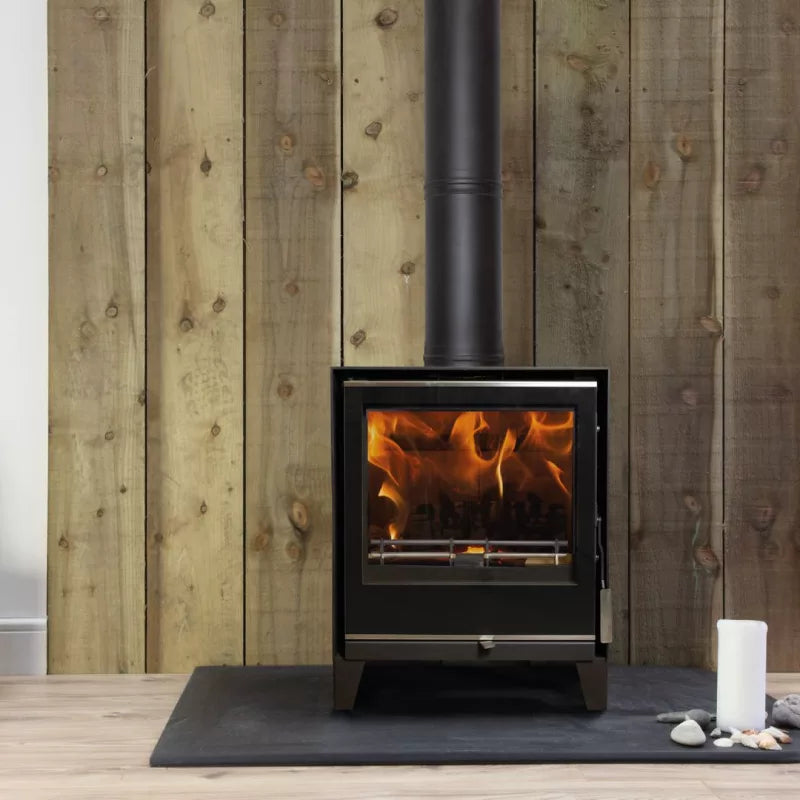 Mendip Christon 550 100mm Legs Wood Stove