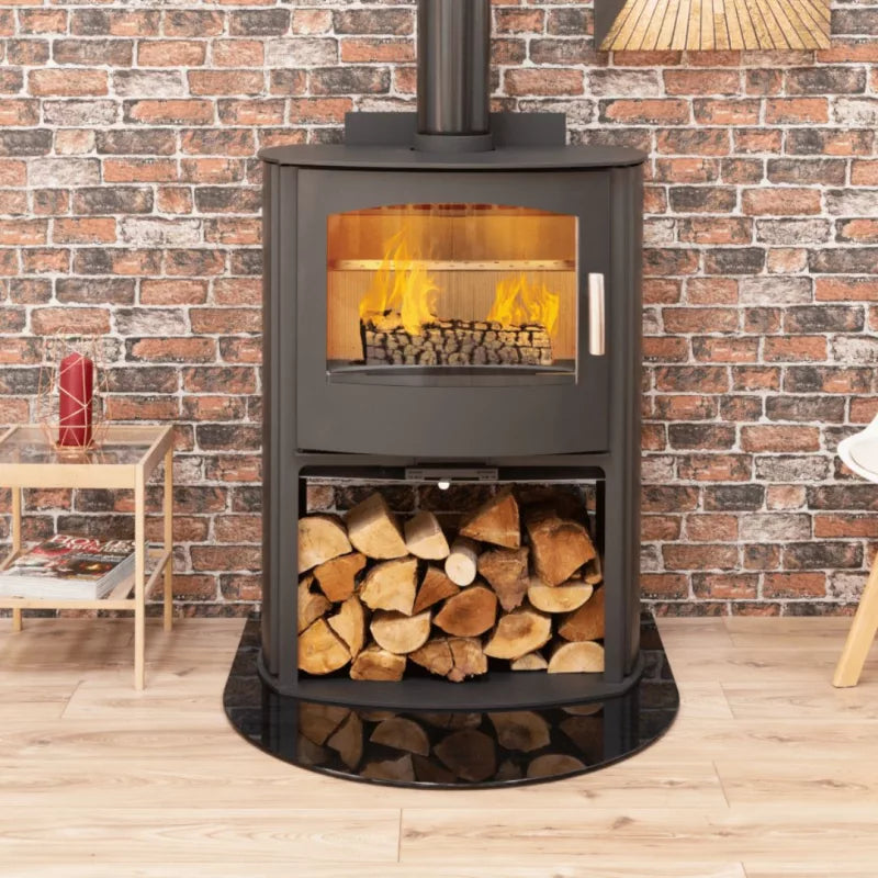 Mendip Churchill 10 Log Store SE Convection Wood Stove