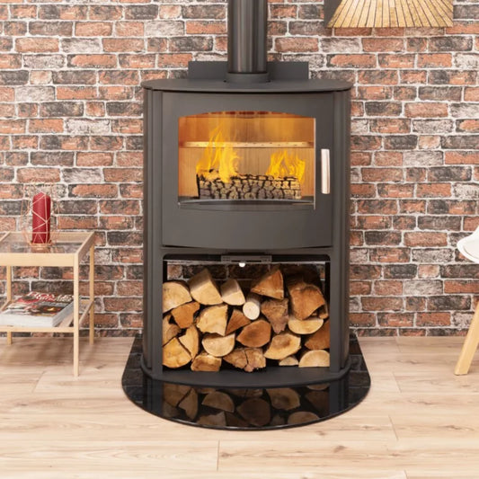 Mendip Churchill 10 Log Store SE Convection Wood Stove