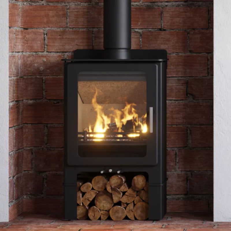 Mendip Loxton 5 Dual Control Log Store SE Multifuel Stove