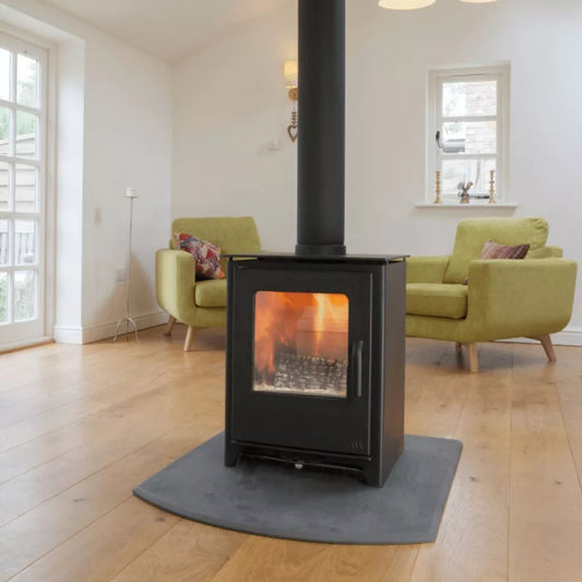 Mendip Loxton 8 Double Sided SE Wood Stove