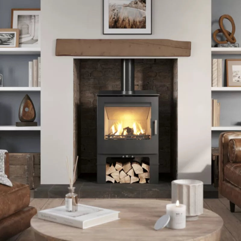 Mendip Woodland Log Store SE DC Stove