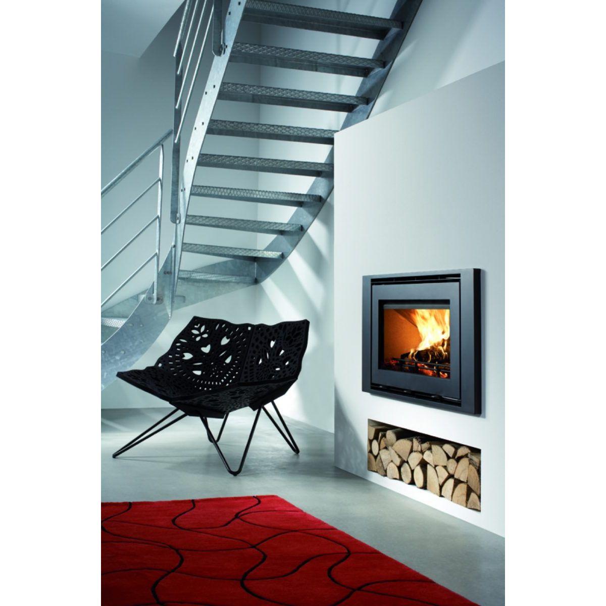 Westfire Uniq 32 Inset Wide Wood Stove