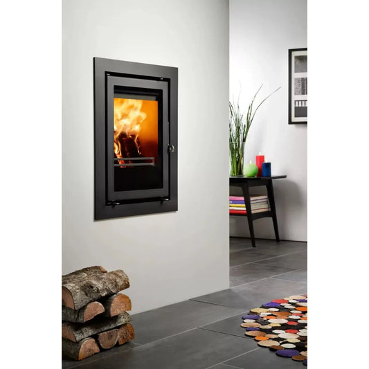 Westfire Uniq 35 Inset 4 Sided Frame Multifuel Stove