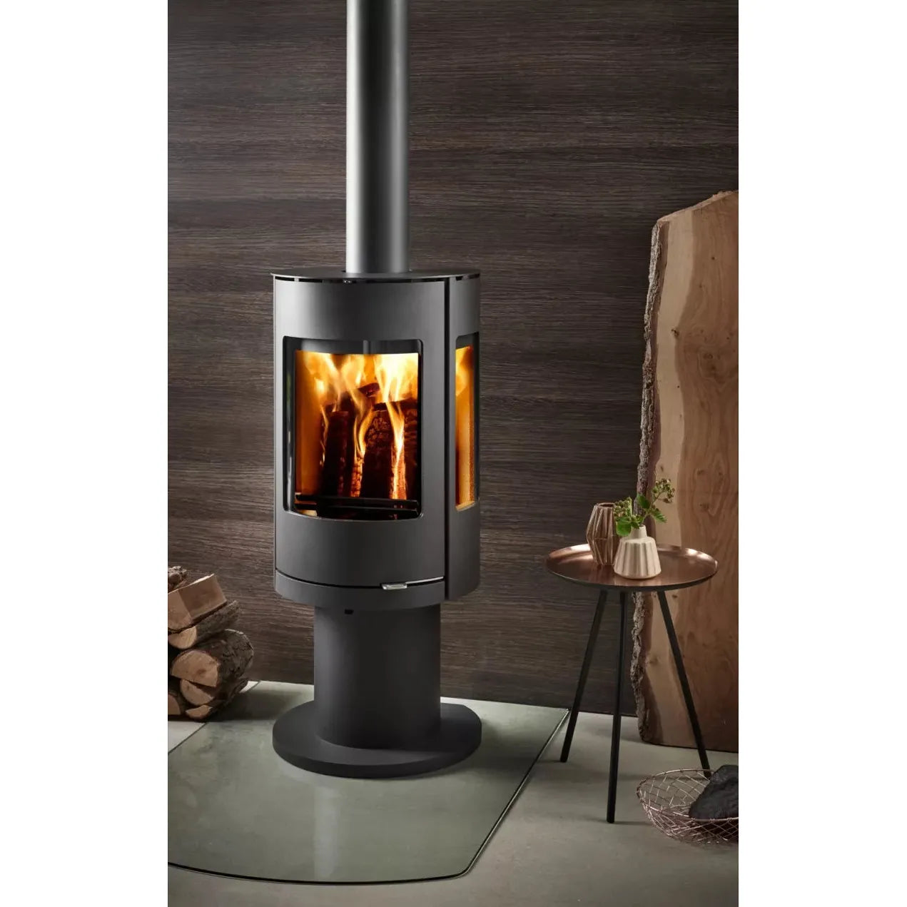 Westfire Uniq 37 Pedestal Closed Combustion Wood Stove