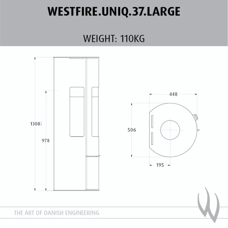 Westfire Uniq 37 Large SE Wood Stove