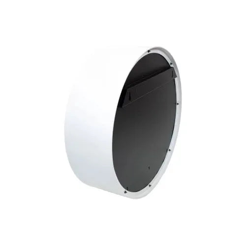 Delaware White - Round Wall Mounted Bio fireplace