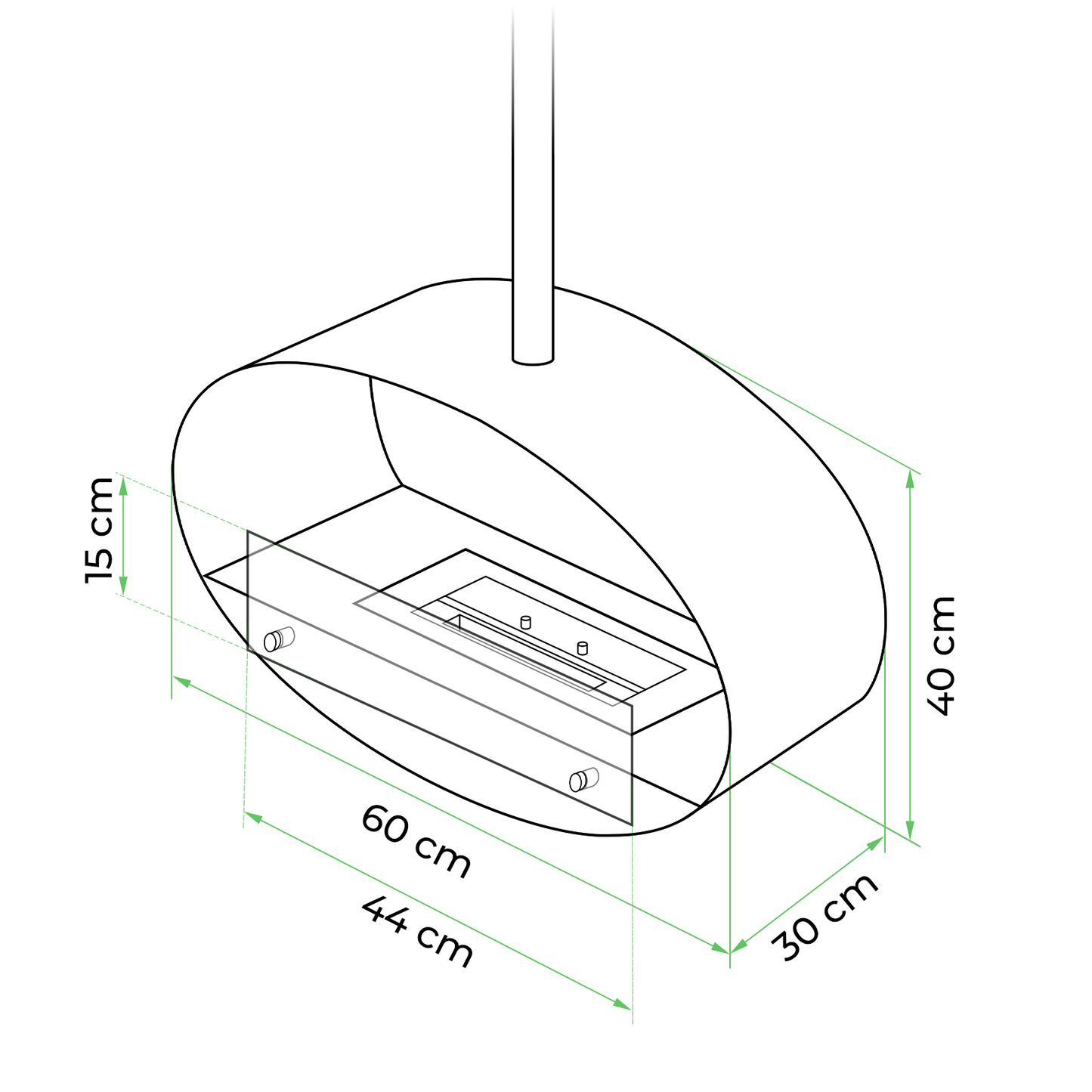 Halifax Steel - 60 cm