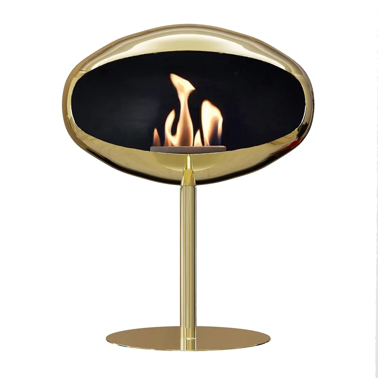 Cocoon Pedestal - Polished Brass