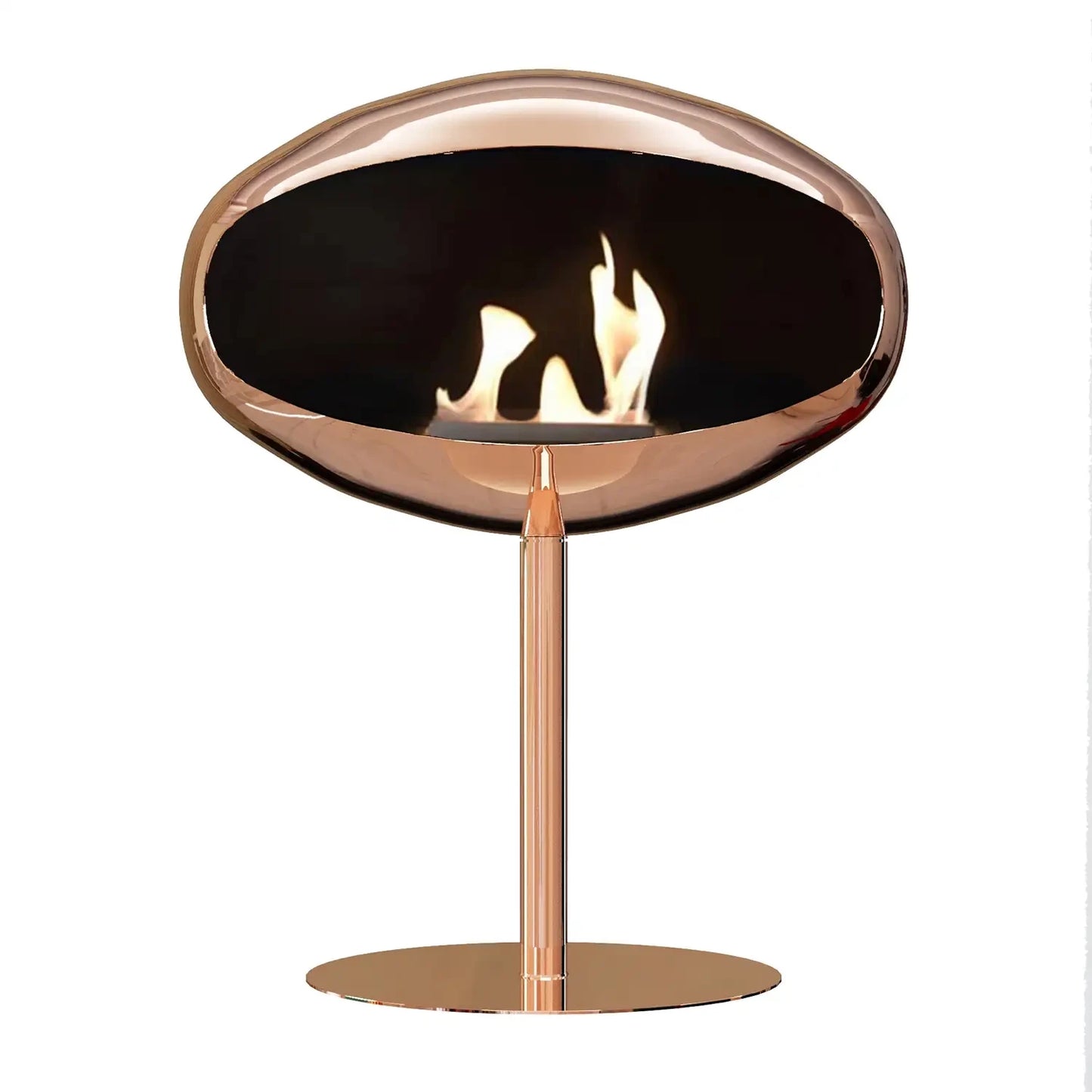 Cocoon Pedestal - Polished Copper