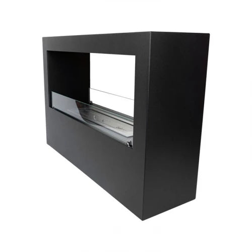 Freestanding Bioethanol Fireplace - Black